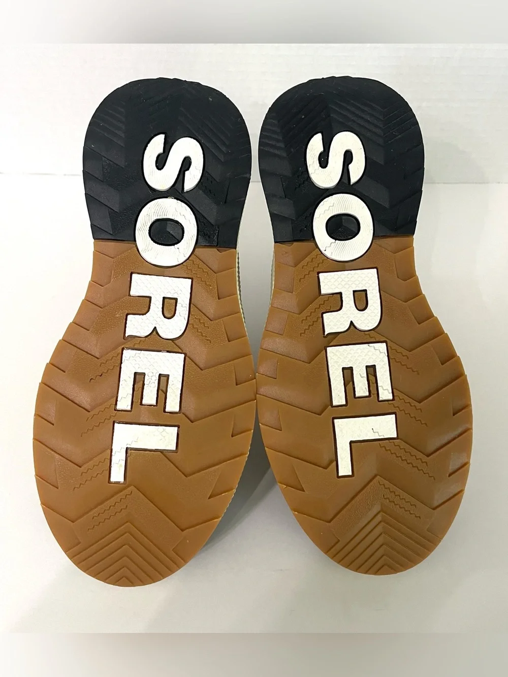 Kids Sorel Out N About Duck Boots Brown Black Cream Sz 4 Waterproof Outdoor